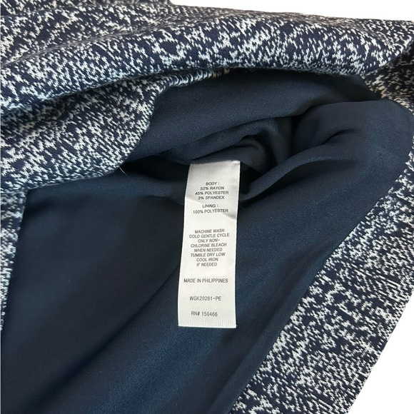 41 Hawthorn Kora Printed Knit Fully Lined Pull On Pencil Skirt Sz XS Petite NWT - Picture 5 of 8